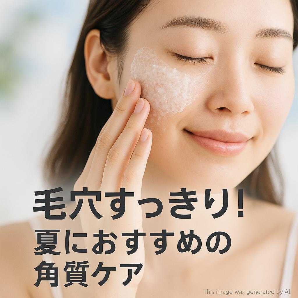 毛穴すっきり！夏におすすめの角質ケア
