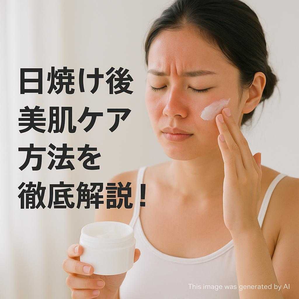 日焼け後の美肌ケア方法を徹底解説!