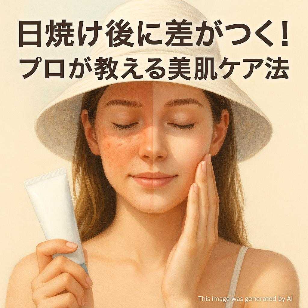 日焼け後に差がつく！プロが教える美肌ケア法