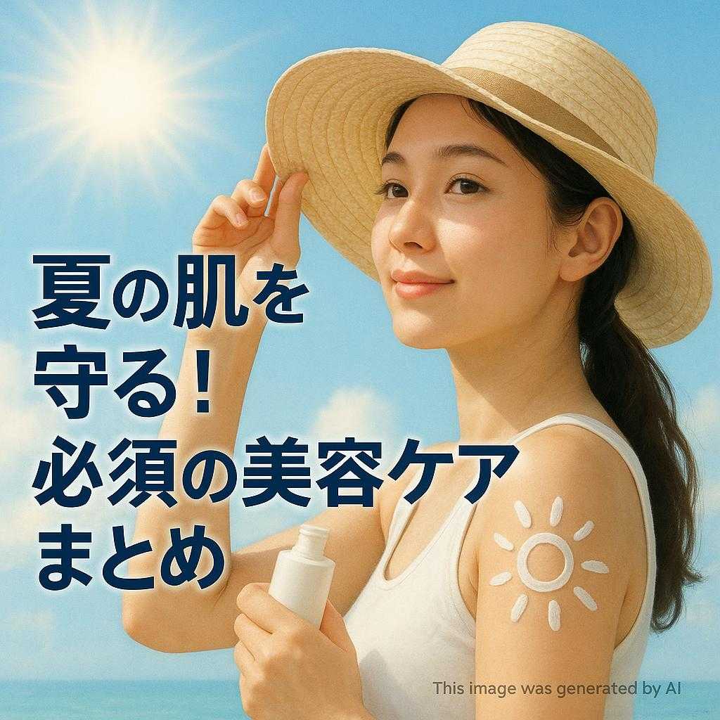 夏の肌を守る！必須の美容ケアまとめ