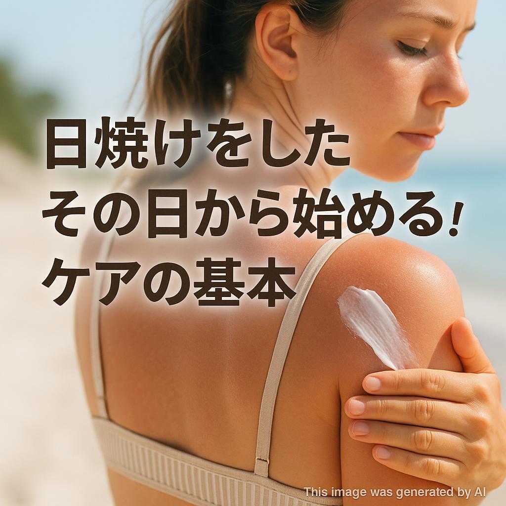 日焼けをしたその日から始めるべき！ケアの基本