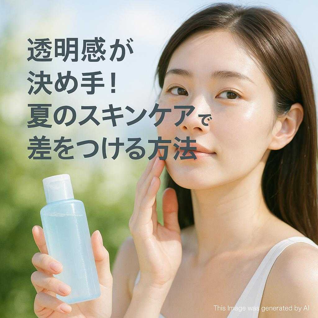 透明感が決め手！夏のスキンケアで差をつける方法