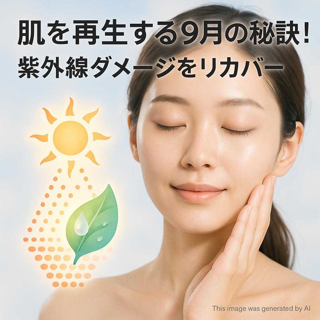 肌を再生する9月の秘訣！紫外線ダメージをリカバー