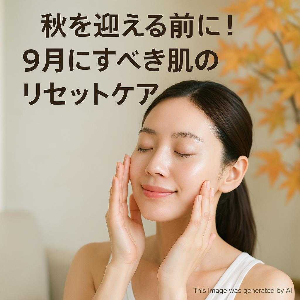 秋を迎える前に!9月にすべき肌のリセットケア