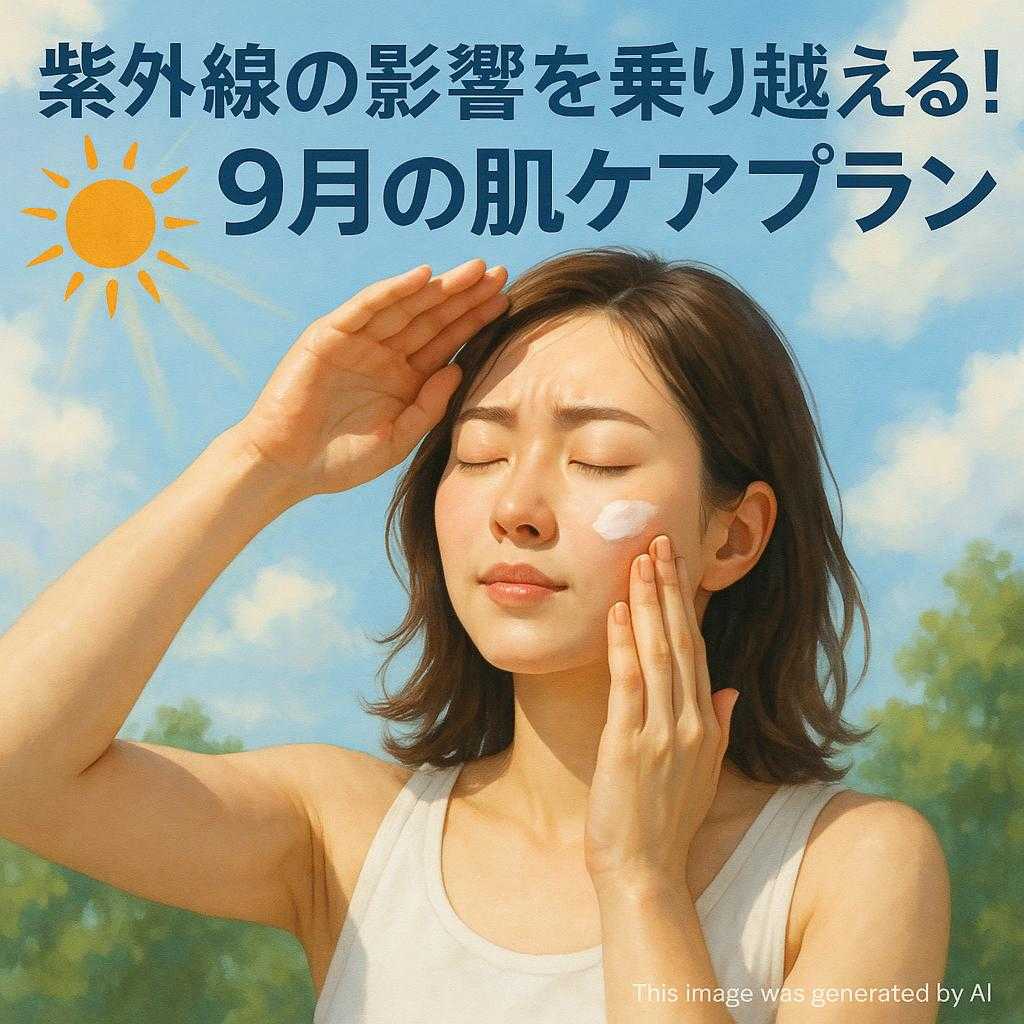 紫外線の影響を乗り越える!9月の肌ケアプラン