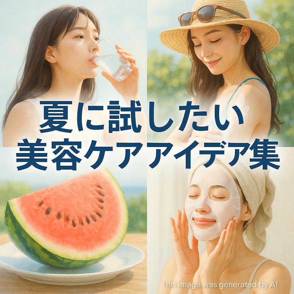 夏に試したい美容ケアアイデア集