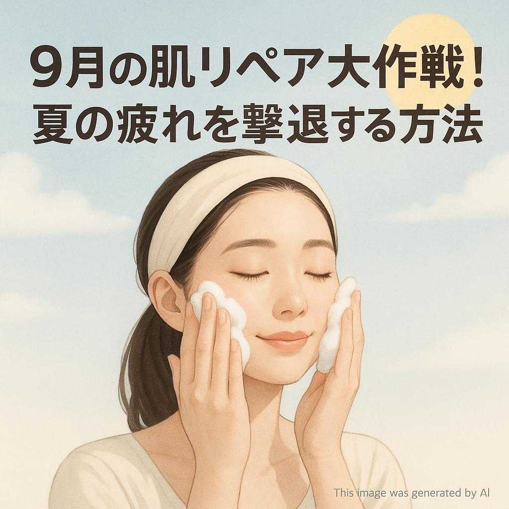9月の肌リペア大作戦！夏の疲れを撃退する方法