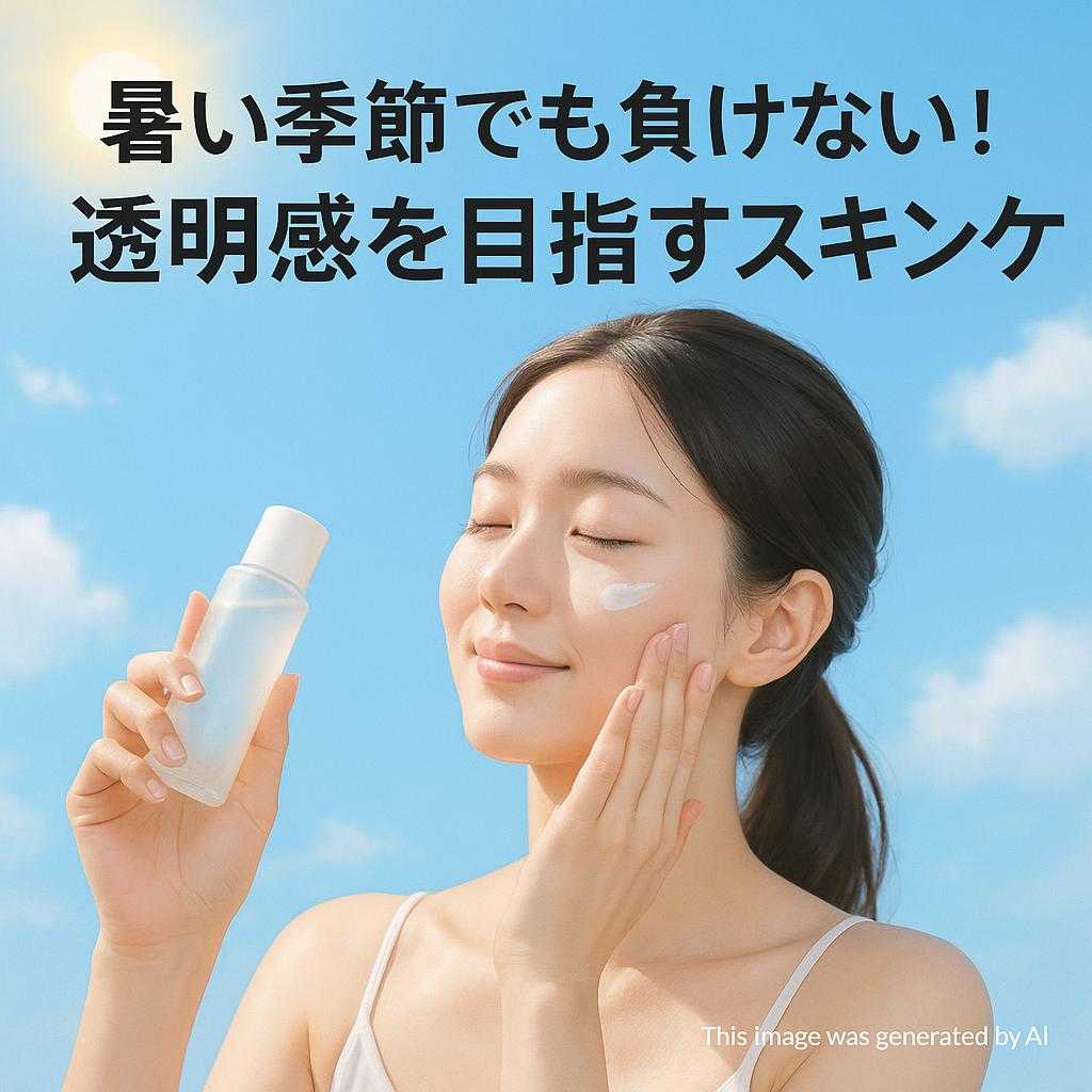 暑い季節でも負けない！透明感を目指すスキンケア
