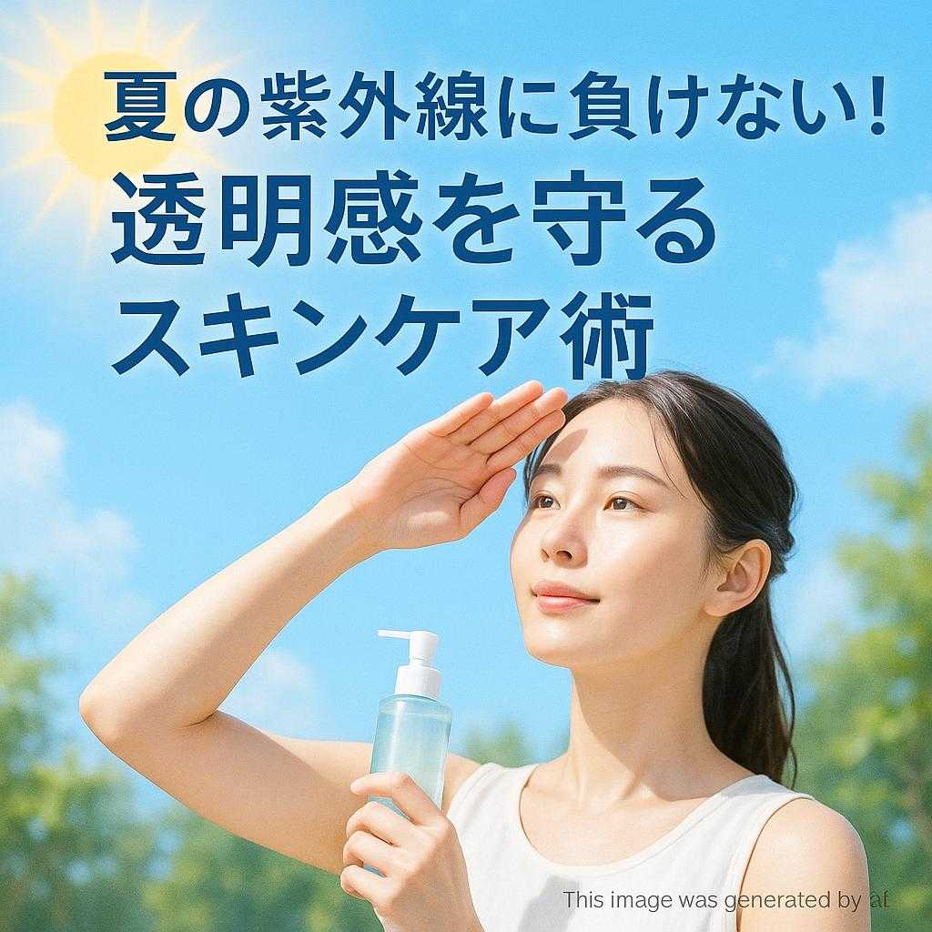 夏の紫外線に負けない！透明感を守るスキンケア術