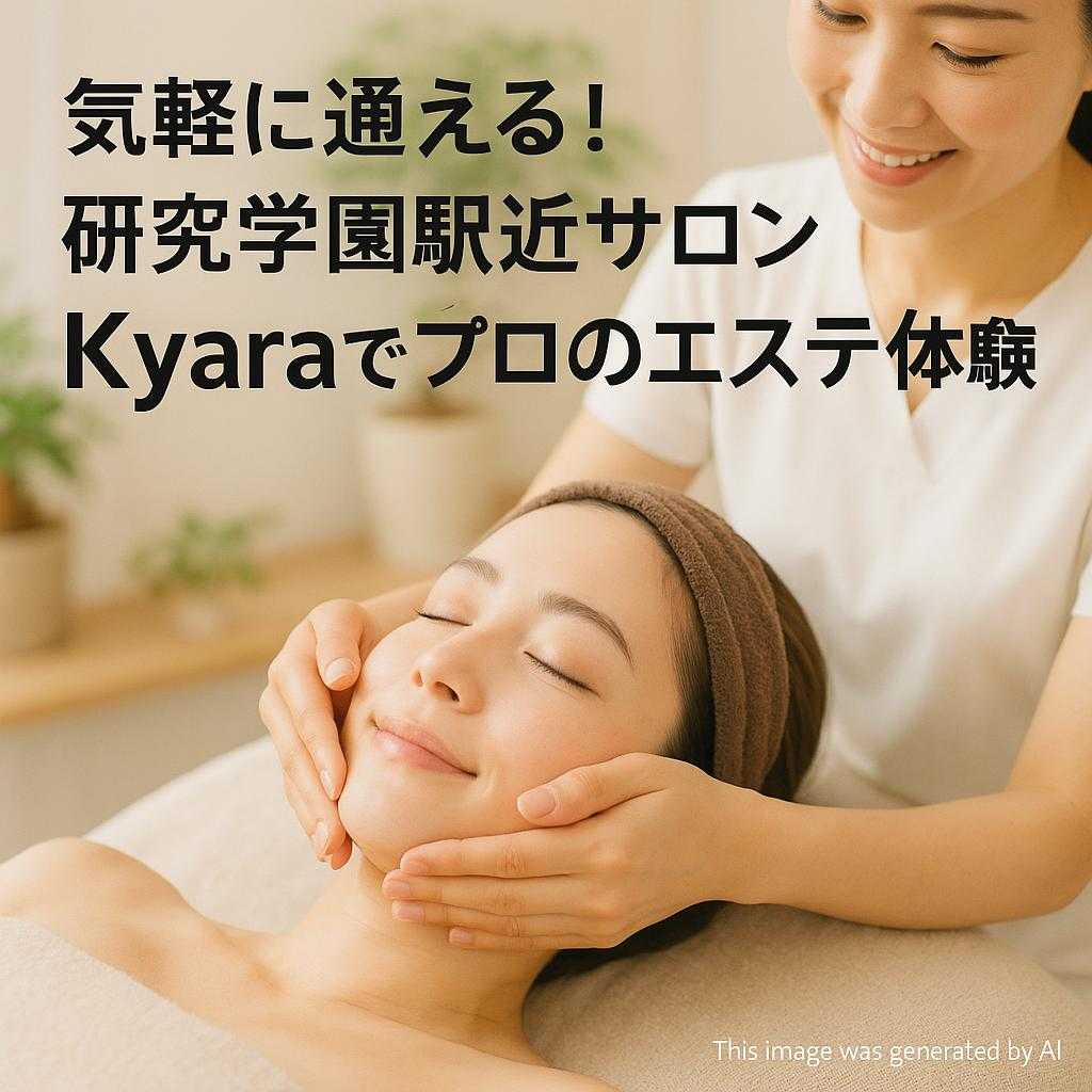 気軽に通える！研究学園駅近サロンKyaraでプロのエステ体験を