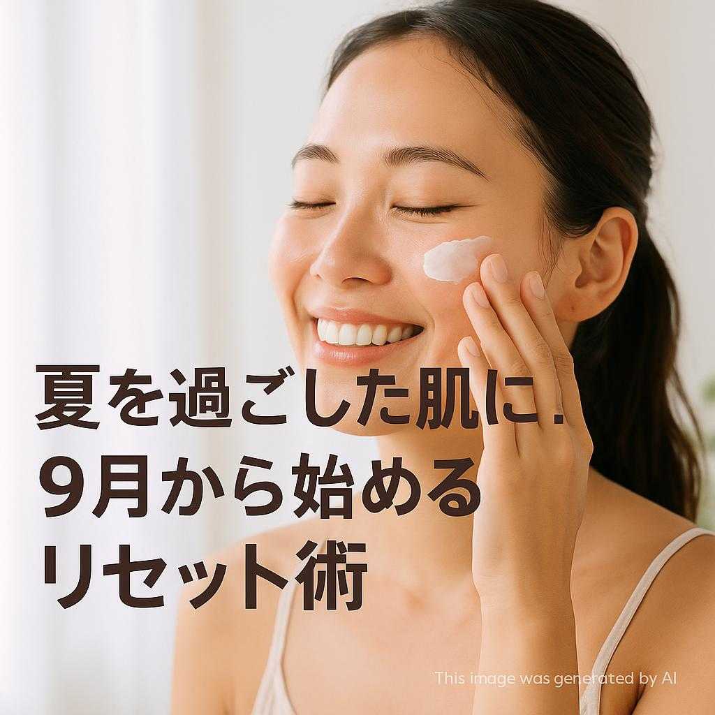 夏を過ごした肌に！9月から始めるリセット術